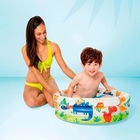 Piscina Inflável Infantil Dino 3 Anéis 28 Litros - Intex