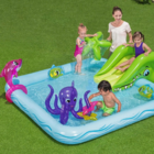 Piscina Inflável Infantil Playground Aquário Fantástico 308 L