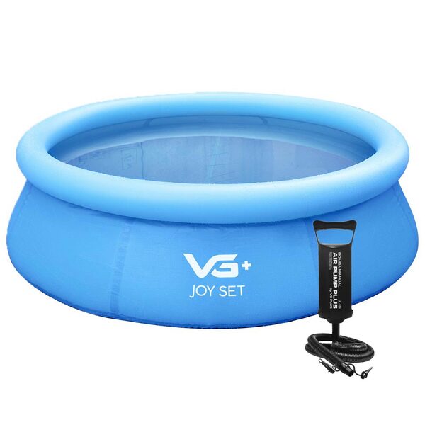 Piscina Inflável Joy Set 2490l Circular 240cm Com Bomba VG Pl
