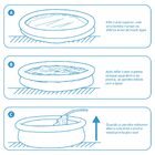 Piscina Inflável Joy Set 2490l Circular 240cm Com Capa Filtro