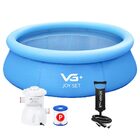 Piscina Inflável Joy Set 4760l Circular 300cm Com Filtro Bomb