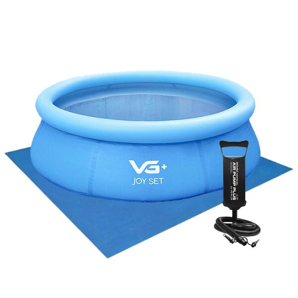Piscina Inflável Joy Set 4760l Circular 300cm Com Forro Bomba