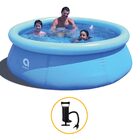 Piscina Inflável Redonda 1.000 Litros Com Bomba De Ar Jilong