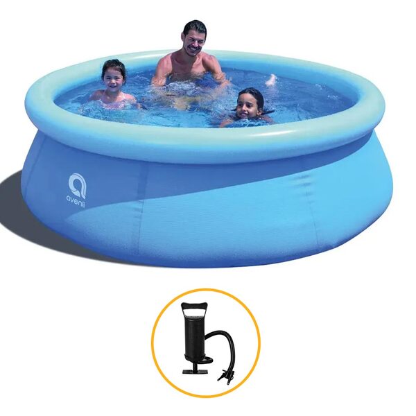 Piscina Inflável Redonda 1.000 Litros Com Bomba De Ar Jilong