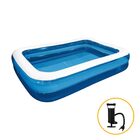 Piscina Inflável Retangular Familiar 440 Litros Com Bomba De