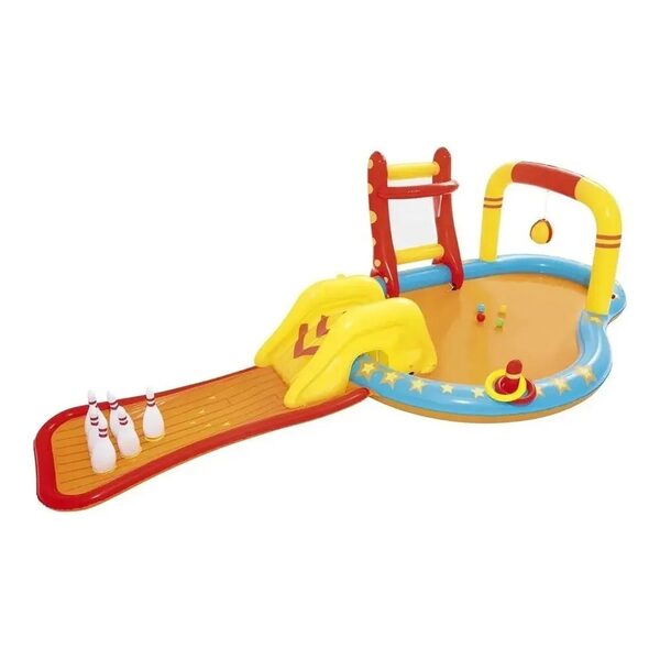 Piscina Interativa Inflável 314l Esportes 4,35m X 2,13m X 1,1