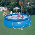 Piscina Intex 14141 Litros completa com Capa Forro Escada Bom