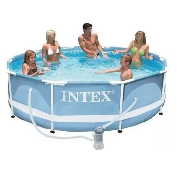 Piscina Intex 4485 Litros Estrutural Prism Bomba Filtro 110v 28701 Leroy Merlin