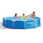 Piscina Intex 4.485 Litros Estrutural Azul Capa Bomba Filtran