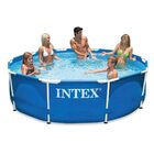 Piscina Intex 4.485 Litros Estrutural Azul Com Bomba Filtrant