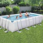 Piscina Luxo Estrutural Retangular 14.812 Litros Com Bomba Fi