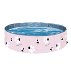 Piscina Para Cachorro Pets Dobrável 60 Cm X 20 Cm Rosa Vg+