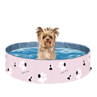 Piscina Para Cachorro Pets Dobrável 60 Cm X 20 Cm Rosa Vg+