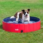 Piscina Para Pets Animais De Estimação 160 Cm X 30 Cm Vermelh