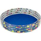 Piscina Plástica Infantil Azul 450 Litros Peixinhos - Mor