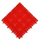 Piso Articulado Flexível 25x25x2 Vermelho