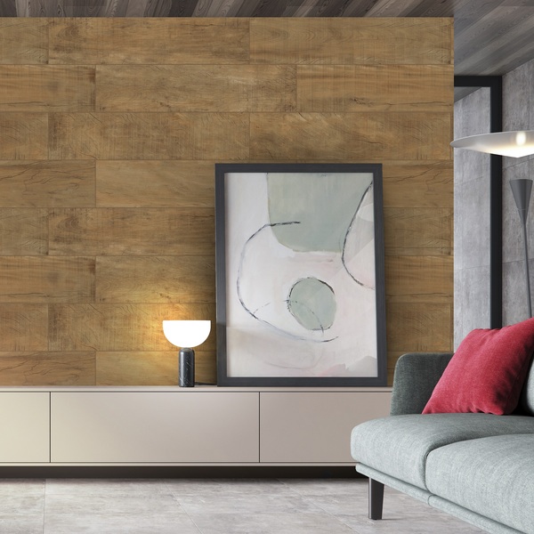 Piso Cerâmico Amadeirado Acetinado Borda Reta Externo 21x123cm