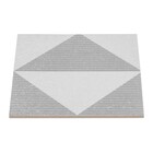 Piso Cerâmico Geométrico Esmaltado Acetinado Borda Arredondada Bold 20,2X20,2cm Geometric Gabriella