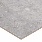 Piso Cerâmico Decorado Esmaltado Acetinado Borda Arredondada Bold 20,2X20,2cm Terrazzo Decor Gabriella