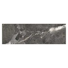 Piso Cerâmico Marmorizado Esmaltado Acetinado Borda Arredondada Bold 7,2X22cm Brick Nero Gabriella