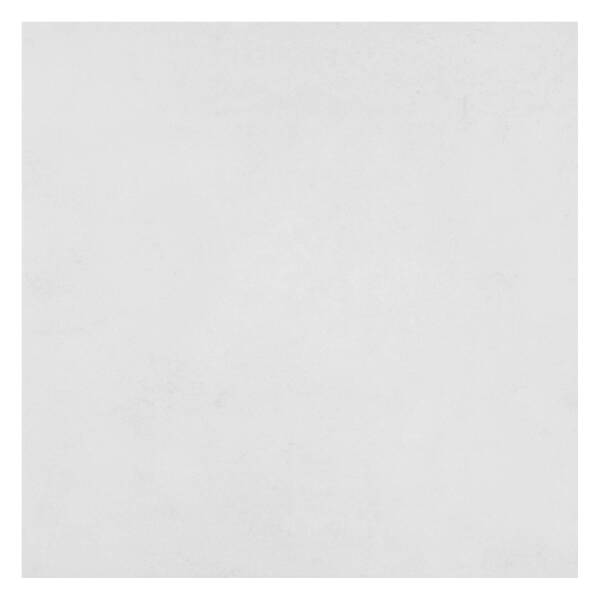 Piso Cerâmico Monocolor Off White Acetinado Borda Arredondada Interno 45x45cm Habitat Eliane