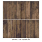 Piso Cerâmico Amadeirado Acetinado Borda Arredondada Interno 57x57cm Bourbon Lef