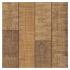 Piso Cerâmico Amadeirado Brilhante Borda Arredondada Interno 57x57cm Fuji LF59019 Lef