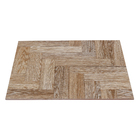 Piso Cerâmico Amadeirado Brilhante 58x58cm Interno Borda Arredondada VPC58019 Viva Cerâmica