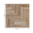 Piso Cerâmico Amadeirado Brilhante 58x58cm Interno Borda Arredondada VPC58019 Viva Cerâmica