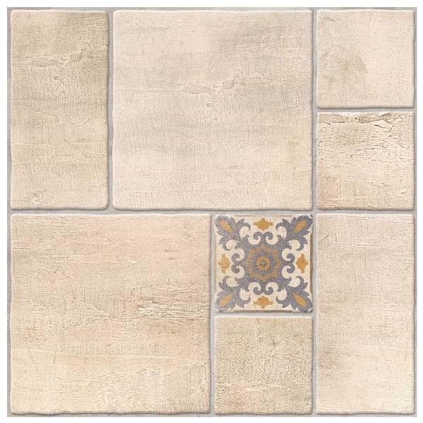 Piso Cerâmico Acetinado Borda Arredondada Turin CA12529 51x51cm Casagrês