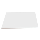 Piso Cerâmico Branco Brilhante 58x58cm Interno Borda Arredondada VPC58000 Viva Cerâmica