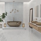 Piso Cerâmico Marmorizado Polido Brilhante Borda Reta 62x62cm PPI62060R Incenor