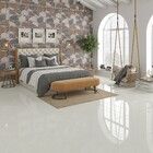 Piso Cerâmico Marmorizado Esmaltado Brilhante Borda Reta 63x63cm PSI-63220R Incenor