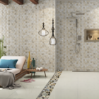 Piso Cerâmico Monocolor Bege Brilhante Borda Arredondada Interno 58x58cm PSI-66200 Incenor