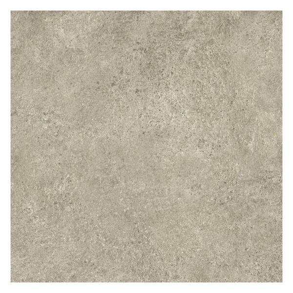 Piso Cerâmico Cimentício Acetinado Borda Reta Externo 60x60cm Basaltina Bege Embramaco
