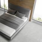 Piso Cerâmico Cimentício Acetinado Borda Reta Interno 60x60cm Urbano Gray Embramaco