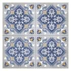 Piso Cerâmico Decorado Acetinado Borda Reta Interno 66x66cm Braga Formigres Premium