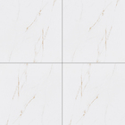 Piso Cerâmico Marmorizado Brilhante Borda Reta Interno 54x54cm Phanteon Lef