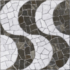 Piso Cerâmico Externo Decorado Esmaltado Acetinado Borda Arredondada Cascais 46x46cm Cerbras