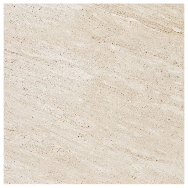 Piso Cerâmico Externo Pedra Esmaltado Borda Arredondada Prada Cinza 61x61cm Rosagrês