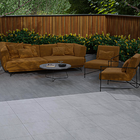 Piso Cerâmico Externo Reto Acetinado 53x53cm Navona Gray M² Savane