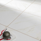 Piso Cerâmico Interno Mármore Esmaltado Brilhante 57x57 Atenas Bege Cerbras