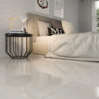 Piso Cerâmico Interno Mármore Esmaltado Brilhante Borda Arredondada 61x61cm Montreal Artens