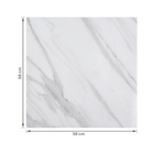 Piso Cerâmico Marmorizado Brilhante Borda Arredondada Interno 58x58cm VPC58059 Viva Cerâmica