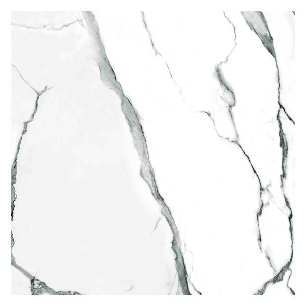 Piso Cerâmico Marmorizado Acetinado Borda Reta Interno 63x63cm PSI-63590R Incenor