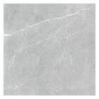 Piso Cerâmico Marmorizado Acetinado Borda Reta Interno 81x81cm Selene Grey Formigres Prime