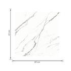 Piso Cermico Marmorizado Brilhante Borda Reta Interno 67x67cm Iris Lux Arielle