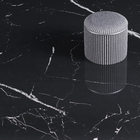 Piso Cerâmico Marmorizado Polido Borda Reta Interno 62x120cm Maxi Negro Ceral