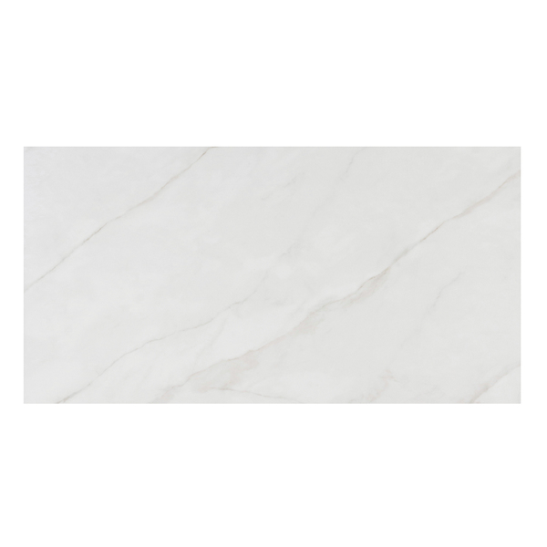 Piso Cerâmico Marmorizado Polido Borda Reta Interno 62x120cm Milano Ceral