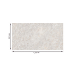 Piso Cerâmico Marmorizado Polido Borda Reta Interno 62x120cm Sotile Ceral